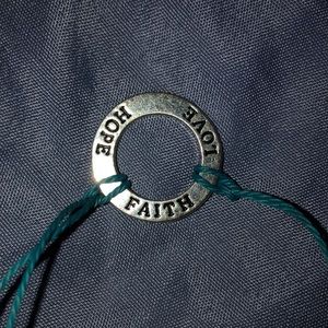 Life token inspirational bracelet